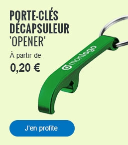 PORTE-CLES DECAPSULEUR PUBLICITAIRE 'OPENER' - OBJETRAMA