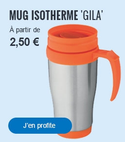MUG ISOTHERME EN M&Eacute;TAL 'GILA' - OBJETRAMA