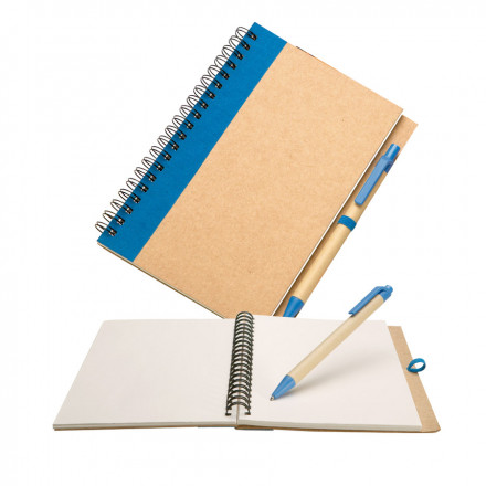 CARNET NON LIGNÉ AVEC STYLO RECYCLES 'RAMSES'