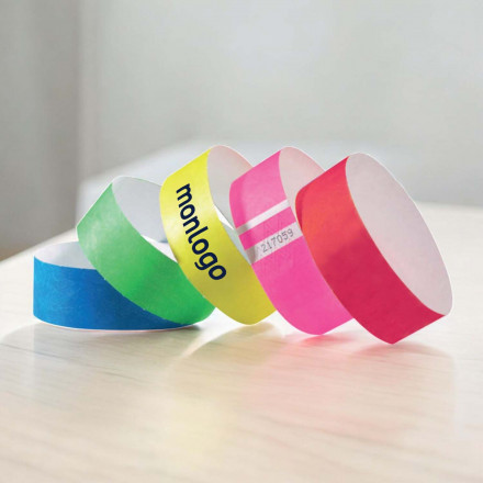 BRACELET EN PAPIER PUBLICITAIRE 'GUEST'