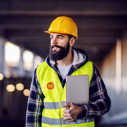 GILET DE SECURITE PUBLICITAIRE ADULTE 'FLUOSAFE'