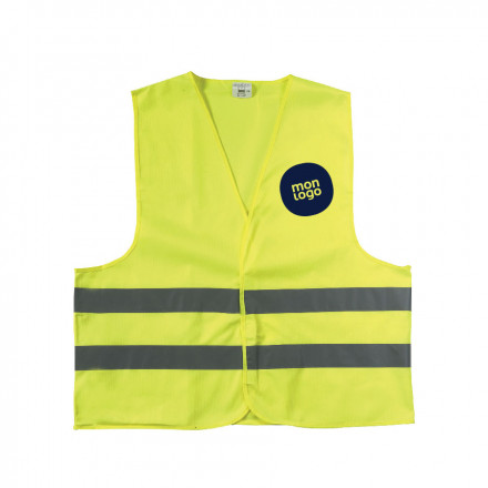 GILET DE SECURITE PUBLICITAIRE ADULTE 'FLUOSAFE'