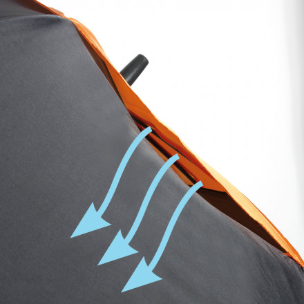 PARAPLUIE MANCHE DROIT GOLF TEMPÊTE PUBLICITAIRE 'FINDHORN'