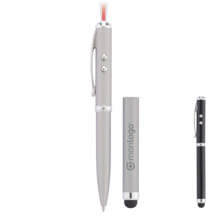 STYLO 3 EN 1 POINTEUR LASER, LAMPE ET STYLET 'LASER'PEN'