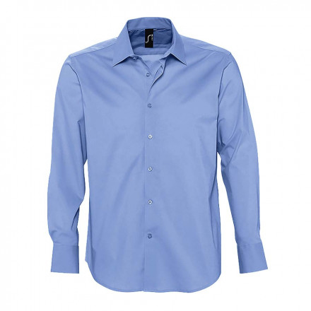 CHEMISE PERSONNALISÉE HOMME MANCHES LONGUES 'BRIGHTON' 140 GR/M²