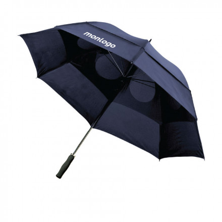 PARAPLUIE MANCHE DROIT GOLF TEMPETE PUBLICITAIRE 'STIRLING'