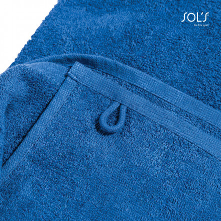 DRAP DE BAIN PUBLICITAIRE 100X150 CM 'ISLAND' COULEUR