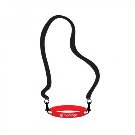 PORTE GOBELET 30 CL ET 60 CL TOUR DE COU PUBLICITAIRE 'BORELIA'