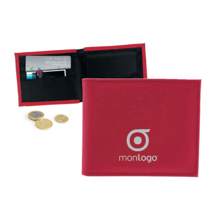 PORTEFEUILLE ANTI RFID PERSONNALISABLE 'WALLSTREET'