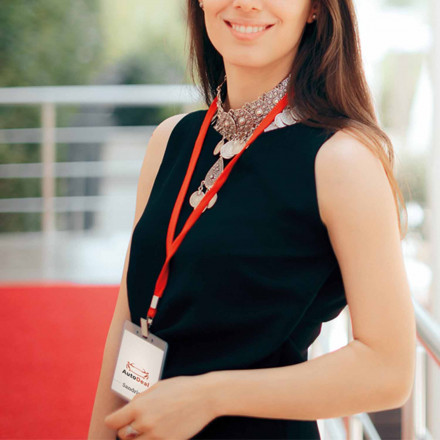 PORTE BADGE VERTICAL PUBLICITAIRE A6 'ERKI'