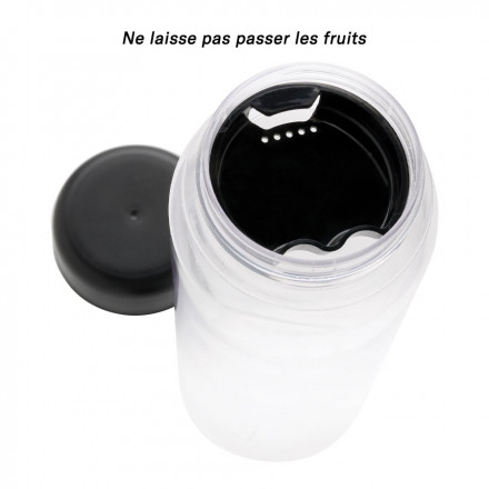 BOUTEILLE PUBLICITAIRE EN TRITAN® AVEC INFUSEUR DE FRUITS 'DETOX'