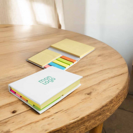 MINI BLOC DE MÉMOS ET MARQUE PAGES PUBLICITAIRE 'VISIONMAX'