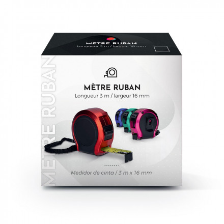 MÈTRE RUBAN PERSONNALISÉ COLORÉ 3M 'MANON'