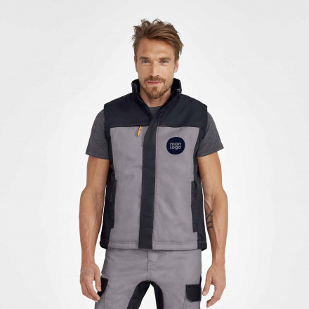 BODYWARMER BICOLORE PROMOTIONNEL HOMME 'MISSION PRO'