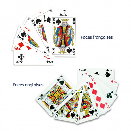 JEU DE BRIDGE 54 CARTES AVEC ETUI EN QUADRICHROMIE PUBLICITAIRE 'SINGLETON' 