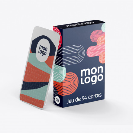 JEU DE BRIDGE 54 CARTES AVEC ETUI EN QUADRICHROMIE PUBLICITAIRE 'SINGLETON' 