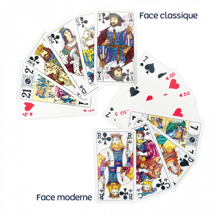 JEU DE TAROT PUBLICITAIRE 78 CARTES 'SINGLETON' QUADRICHROMIE