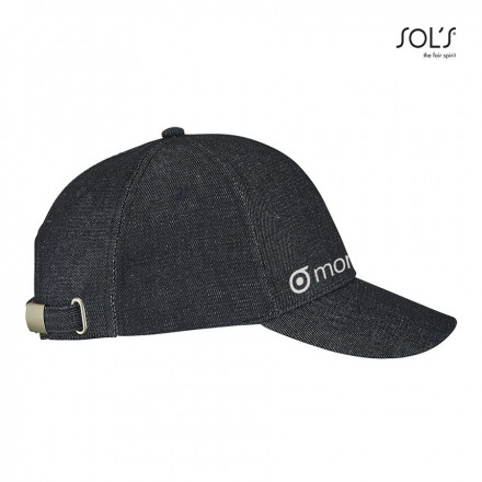 CASQUETTE PERSONNALISÉE MIXTE DENIM 'FOXY' 260 GR/M²