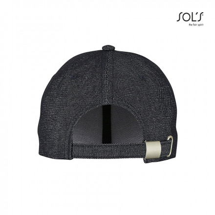 CASQUETTE PERSONNALISÉE MIXTE DENIM 'FOXY' 260 GR/M²