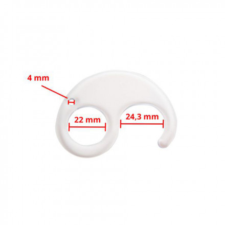 PORTE CLÉS POIGNÉE PERSONNALISABLE 'SENZA'