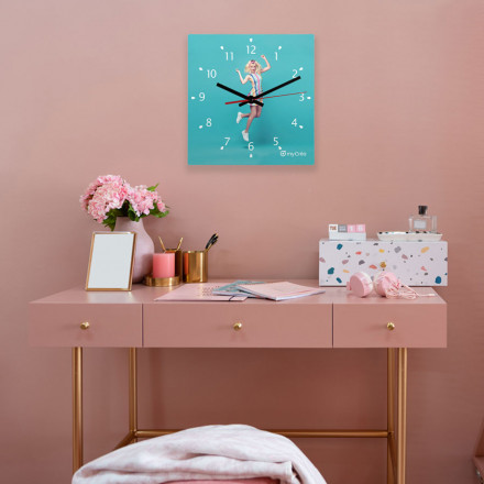 HORLOGE MURALE PUBLICITAIRE 'TIMY'