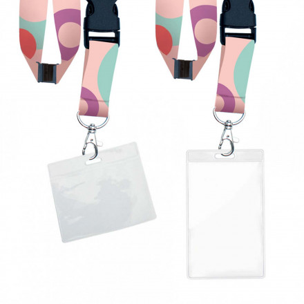 TOUR DE COU PERSONNALISABLE AVEC CLIPS EN QUADRICHROMIE 'ADAGIO'