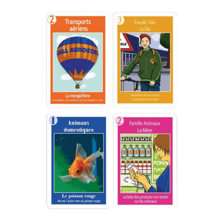 JEU DE 7 FAMILLES PUBLICITAIRE 'OLIVE'