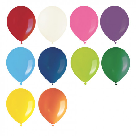 LOT DE 100 BALLONS DE BAUDRUCHE ø30 CM 'LUFT' - panache