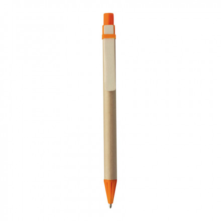 STYLO PUBLICITAIRE EN CARTON 'STYL'ECOLO' - orange