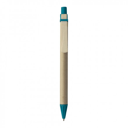 STYLO PUBLICITAIRE EN CARTON 'STYL'ECOLO' - turquoise