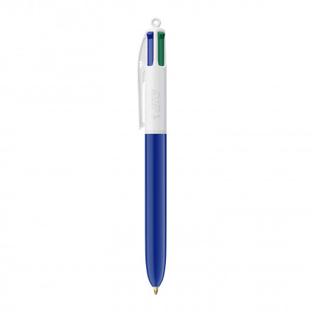 STYLO BIC® PUBLICITAIRE 4 COULEURS 'CLASSIQUE' - bleu