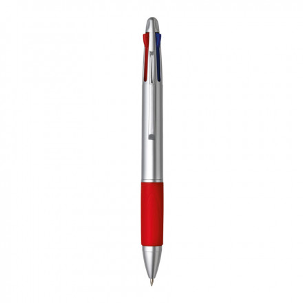 STYLO PERSONNALISÉ 4 COULEURS 'TERAMO' - rouge