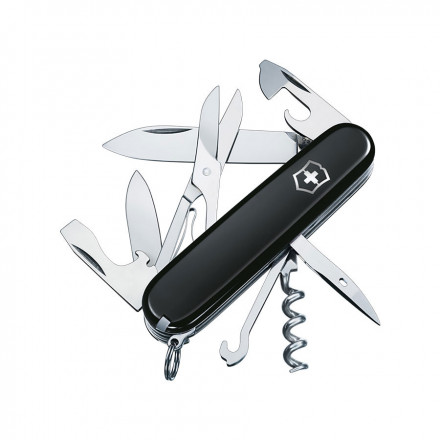 COUTEAU SUISSE PERSONNALISÉ VICTORINOX 14 FONCTIONS 'CLIMBER' - noir