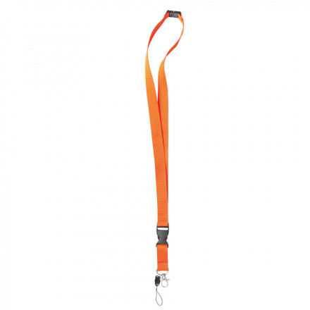 TOUR DE COU AVEC CLIPS 'FORTUNA' - orange