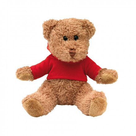 PELUCHE PERSONNALISABLE OURSON 'TEDDY' - rouge