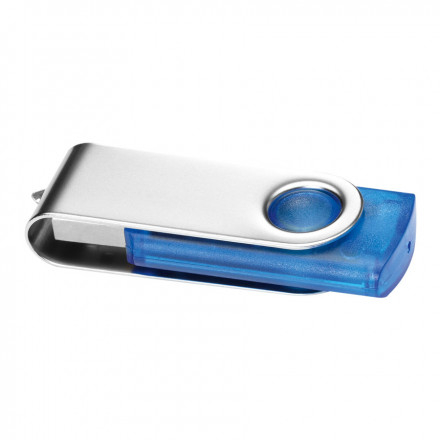 CLE USB PUBLICITAIRE 'TRANSTECH' - bleu