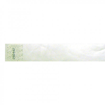 BRACELET EN PAPIER PUBLICITAIRE 'GUEST' - blanc