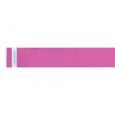 BRACELET EN PAPIER PUBLICITAIRE 'GUEST' - rose