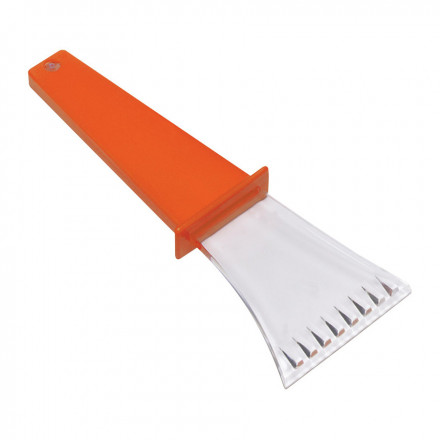 GRATTOIR PUBLICITAIRE POUR PARE BRISE 'AVORIAZ' - orange