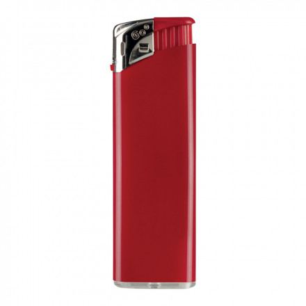 BRIQUET PERSONNALISÉ RECHARGEABLE PIEZO 'SATURNE' - rouge