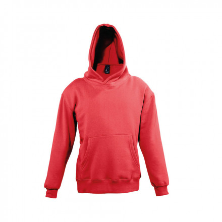 SWEAT-SHIRT CAPUCHE PUBLICITAIRE ENFANT 'SLAM' - rouge