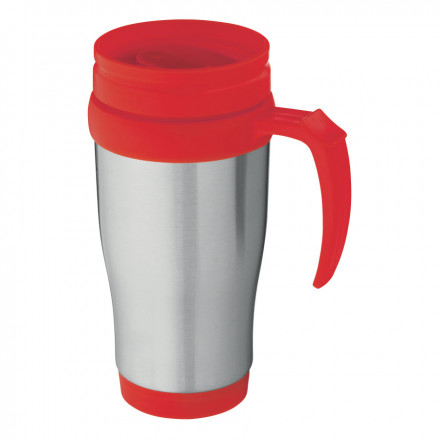 MUG ISOTHERME EN MÉTAL 'GILA' - rouge