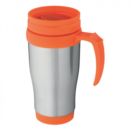MUG ISOTHERME EN MÉTAL 'GILA' - orange
