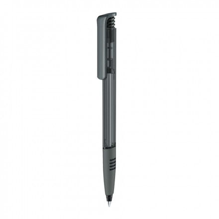 STYLO SENATOR® 'SUPER HIT GRIP CLEAR' - gris foncé