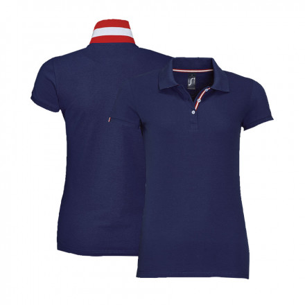 POLO PUBLICITAIRE FEMME 'PATRIOT' 200 GR/M² - marine