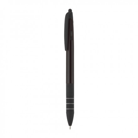 STYLO 3 COULEURS AVEC STYLET 'MAYALL' - noir