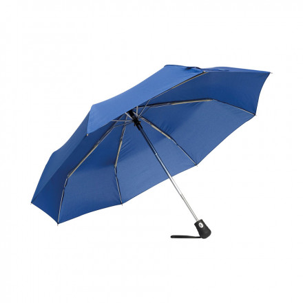 PARAPLUIE TEMPETE PLIABLE OUVERTURE/FERMETURE AUTOMATIQUES 'THURSO' - bleu royal