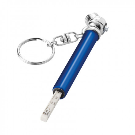PORTE-CLES INDICATEUR PRESSION PNEUS 'PRONTO' - bleu
