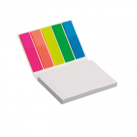 MEMOS REPOSITIONNABLES PERSONNALISÉS 'BILLY' - blanc