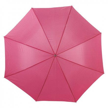 PARAPLUIE PUBLICITAIRE MANCHE DROIT A OUVERTURE AUTOMATIQUE 'ABERDEEN' - rose